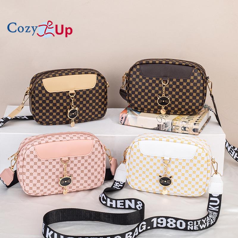 Cozy Up Women's Crossbody Bag Single Shoulder Personalized Decoration Versatile Contrast Camera Bag