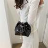Trendy Chain Bucket Bag 2023 Summer New Sequin Shoulder Bag Street Fashion Commuter Crossbody Bag