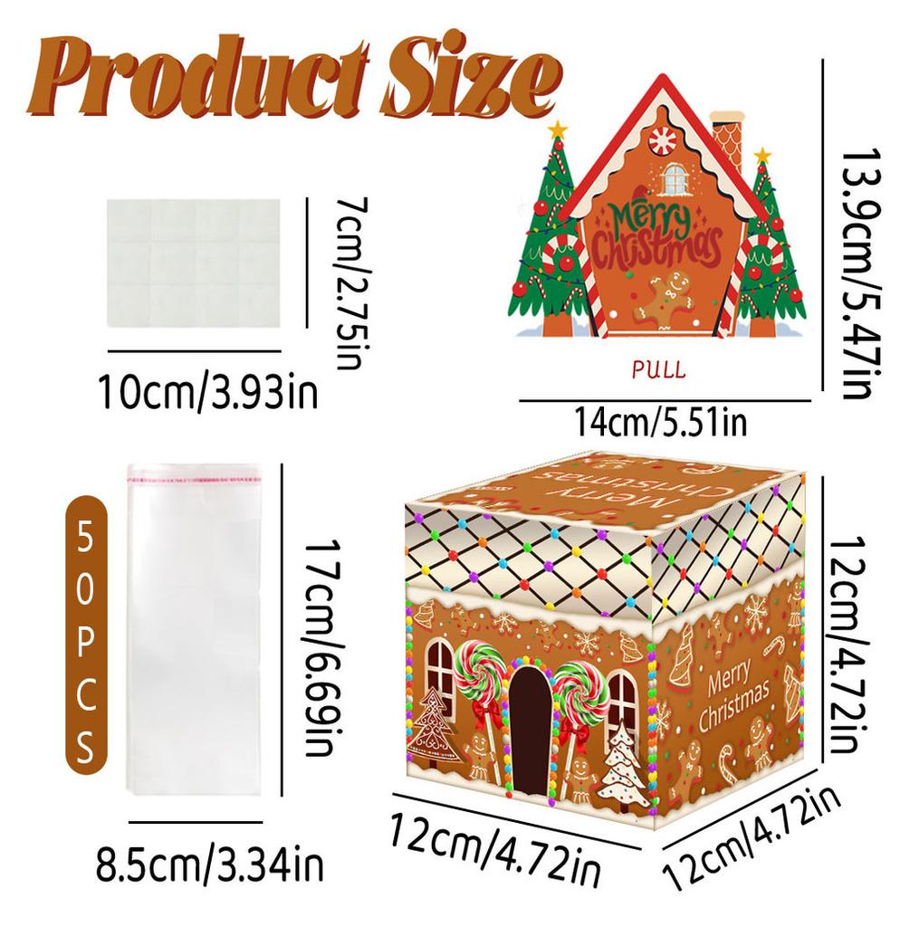 Christmas Theme Candy Gingerbread Man Money Box For Holiday Party Decor And Gift