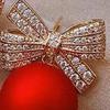 1 пара женских сережек со стразами и бантом из красного искусственного жемчуга, серьги-гвоздики на Новый год, серьги-гвоздики для выпускного вечера, свиданий, вечеринок, подарок на Новый год