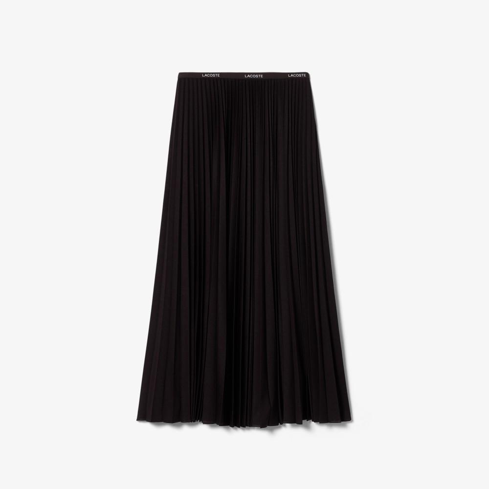 [lacoste] Women's Essential Long Pleated Skirt JF1402-56G3LA