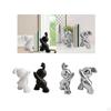 Rabbit Bookends Book Ends To Hold Books Ceramic Animal Figurines Bunny Stoppers Decorative