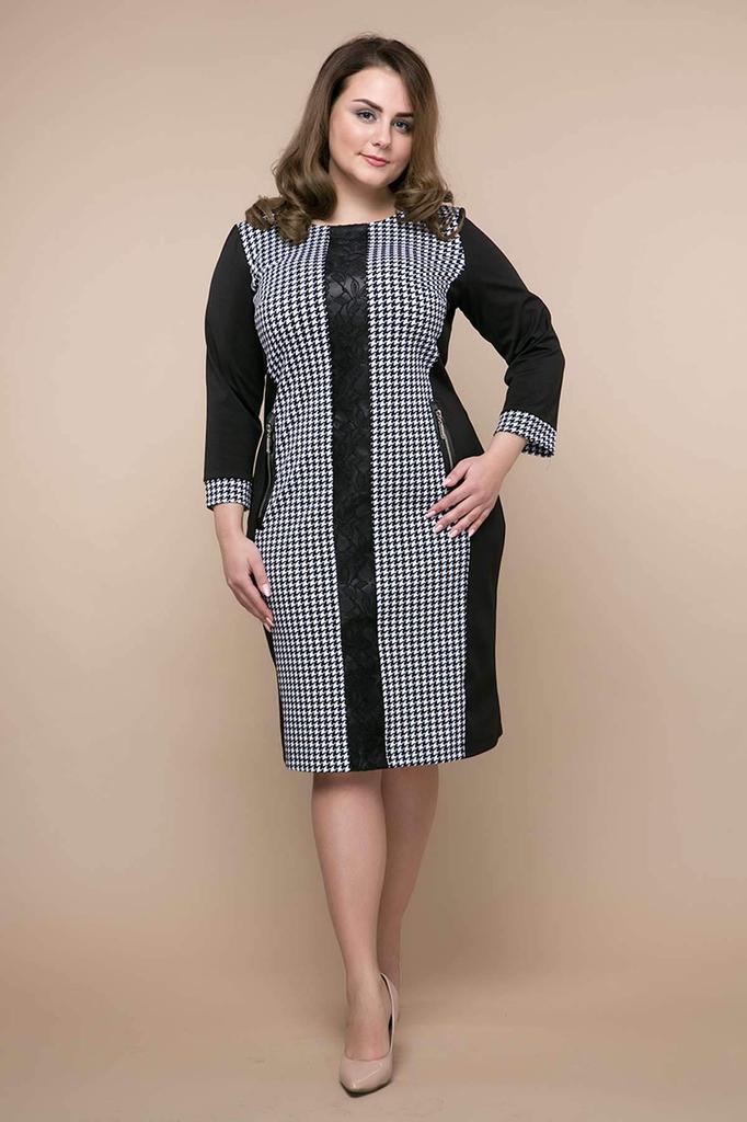 Комбинированное платье из джерси Tatiana ЛОЛА