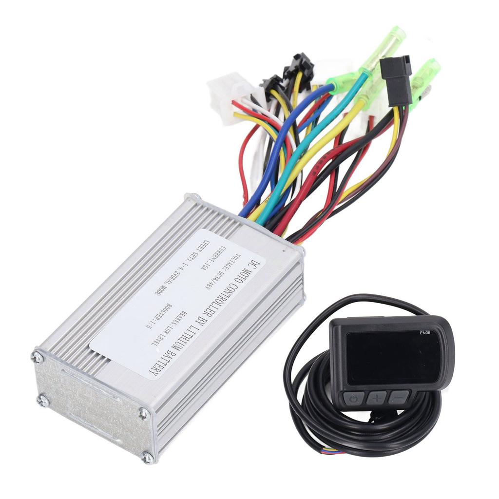 15A 36V 48V Brushless Motor Controller Kit with EN06 LCD Display USB Interface Electric Bike