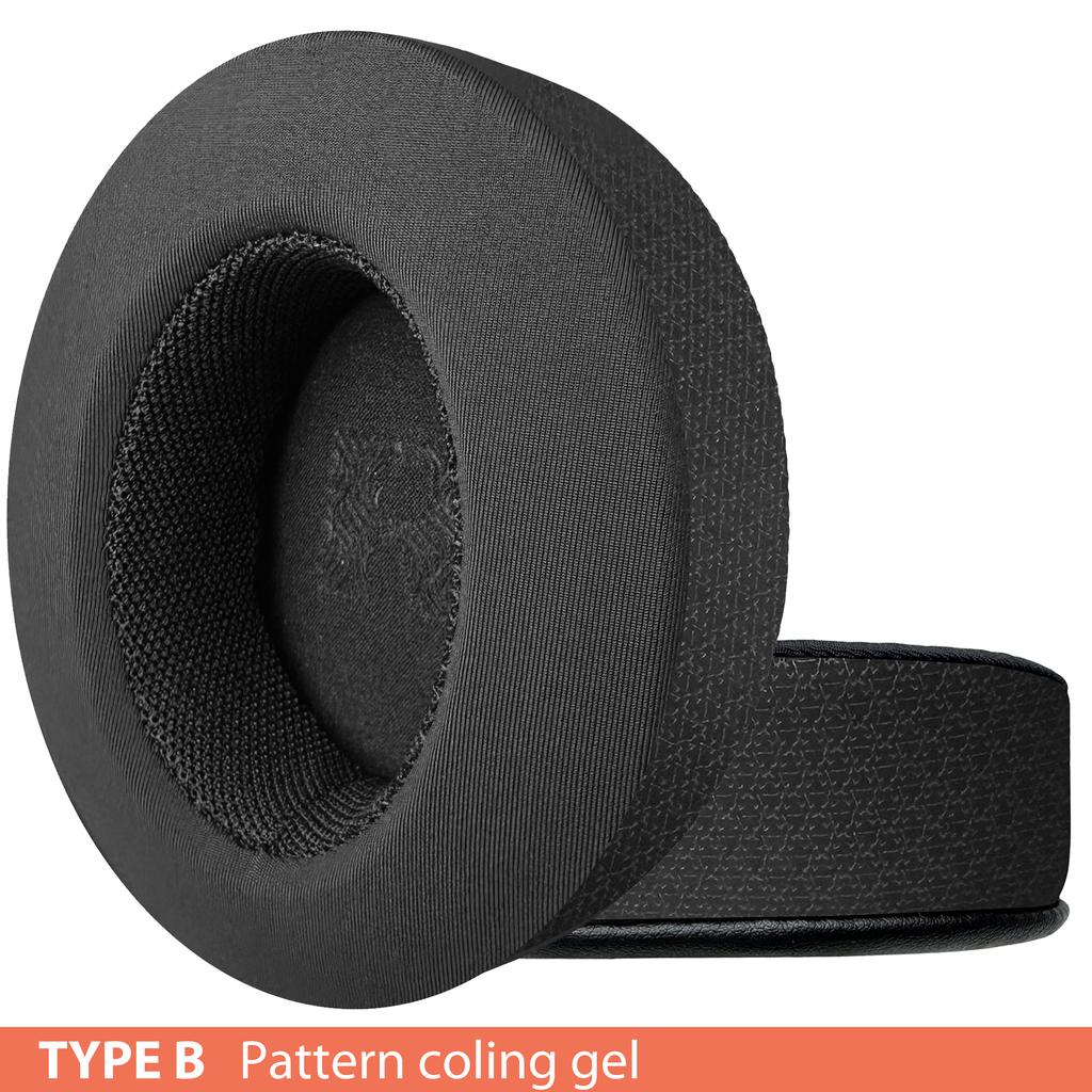 Nullmini Replacement Earpads for Audio Technica ATH-M50x M50xBT M40x M30x M20x MSR7 Headphones Cooling Gel Ear Pads Headband