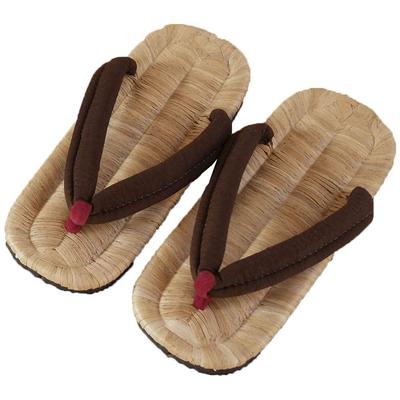 Средний Бамбуковая Кора Сделано Ручной работы в Ямагате Натурально Рекомендуется для Босоногой Натуральной Домашней Носки Отличная Посадка [ИИ] [ханао Коричневый] Тапочки,