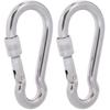 SEPWIK Carabiner, 316 Stainless Steel, Spring Hook, Multi-Function Spring Snap, Keychain