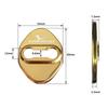 DAIHATSU Daihatsu Gasoline Fuel Spout Cap Cover, Fuel Cap Cover, Door Striker Cover, Door Lock Cover, Paste Type Set (Gold)