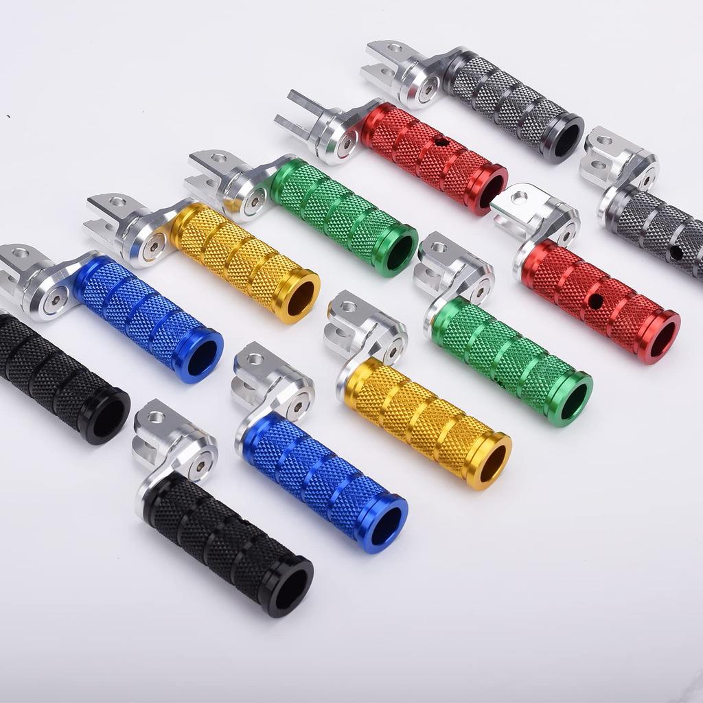 Регулируемый комплект подножек LEDISHUN для Suzuki GSX250R GSR250 Jixer 150 Jixer 250 Jixer SF250 V-Strom 250 Все годы (титан)