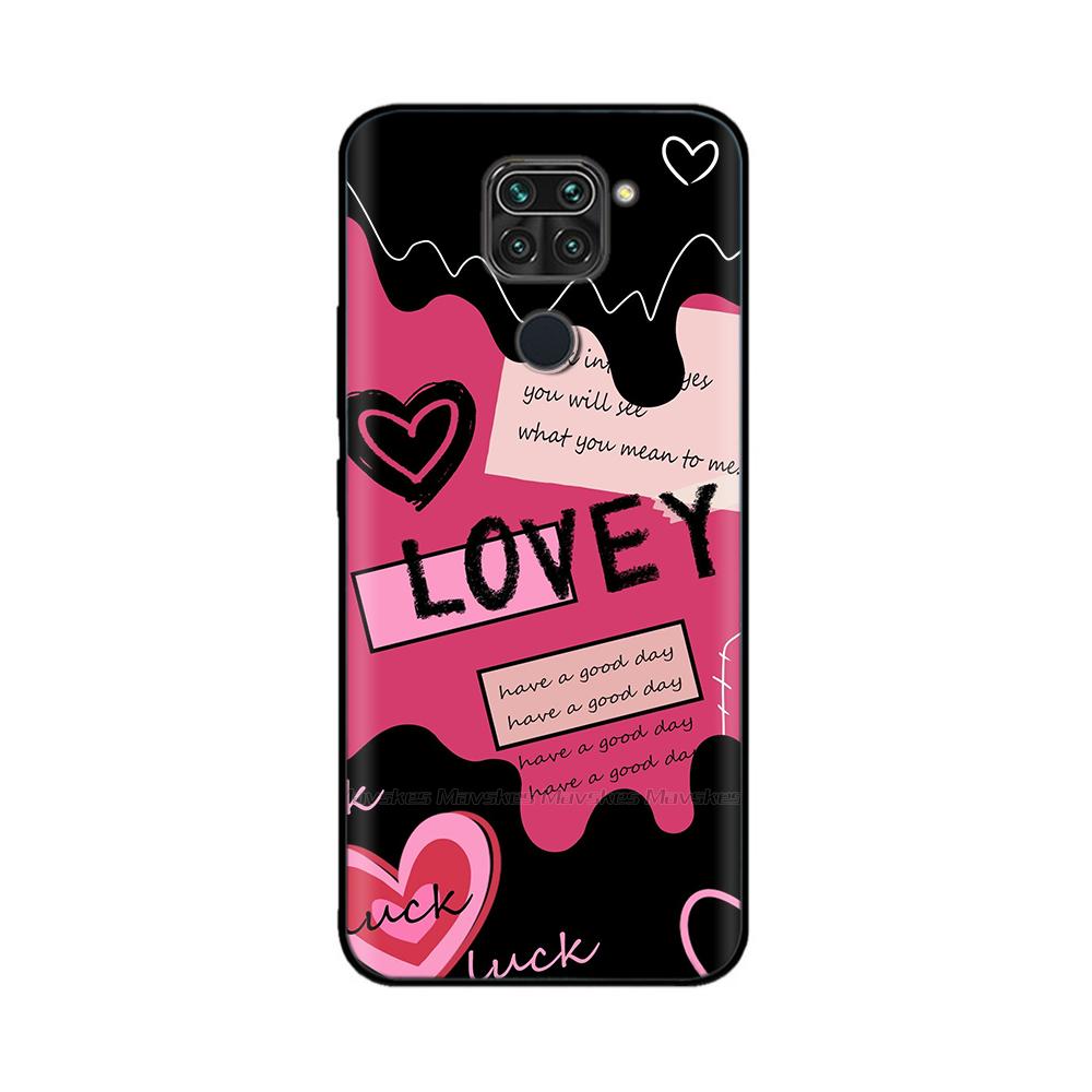 Милая задняя крышка с пандой для Redmi Note 9 Чехол для Xiaomi Redmi Note 9 Чехлы Note9 Мягкий жидкий силикон Полная защита Чехол для телефона