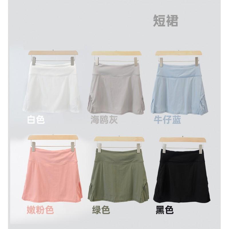 Womens Sport Skort With Built-in Shorts Tennis Badminton Volleyball Golf Running Fitness Active Wear