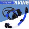 Взрослые подводное снаряжение для дайвинга, набор масок для подводного плавания, маска для плавания, маска для подводного плавания с маской, противотуманные очки для плавания, набор сухих масок для подводного плавания