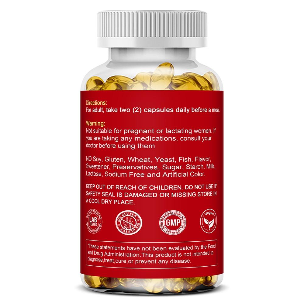 Fearathe Vitamin B Complex Softgels, High Potency, All B Vitamins with Vitamin C, 120 Caps