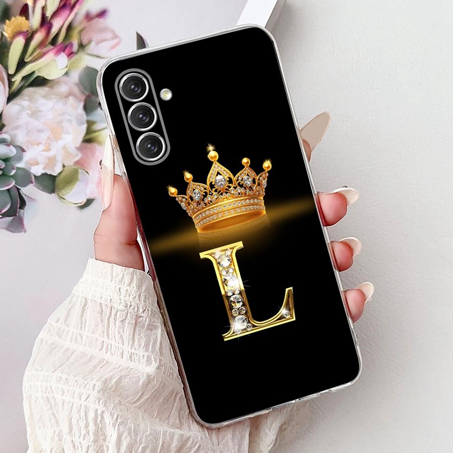 Чехол для Samsung Galaxy S24 FE S24 Plus Новый Чехол с Буквами Короны Мягкий Тонкий Чехол для Телефона Для Samsung S24 Ultra S 24 S24+ S24FE Корпус