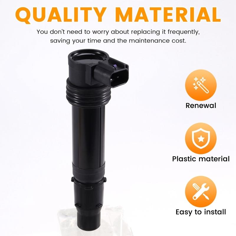 4PCS Motorcycle Ignition Coil For KAWASAKI NINJA ZX-6RR 2003-06 NINJA ZX-6R 2003-2018 ZX636 ZX600 21171-1282 21171-0021-A58X