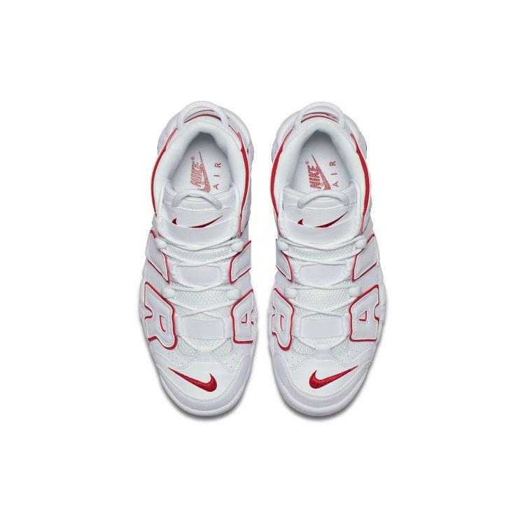 Nike Air More Uptempo White Varsity Red Outline Мужские кроссовки Varsity-Red-White 921948-102