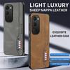 Luxury Nappa Leather Phone Case For Tecno Spark 40 Pro Plus Soft Silicone Bumper Protection Cover For Spark 30 20 40 Pro Go 2024