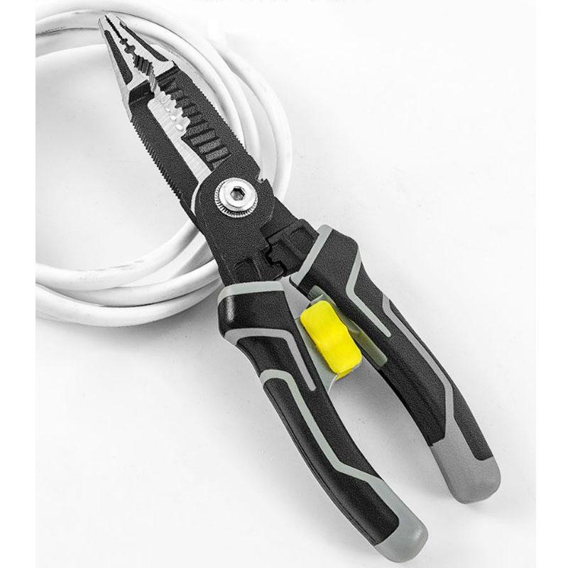 Eight-in-one Multifunctional Electrician's Pliers Wire Stripper and Wire Crimping Pliers