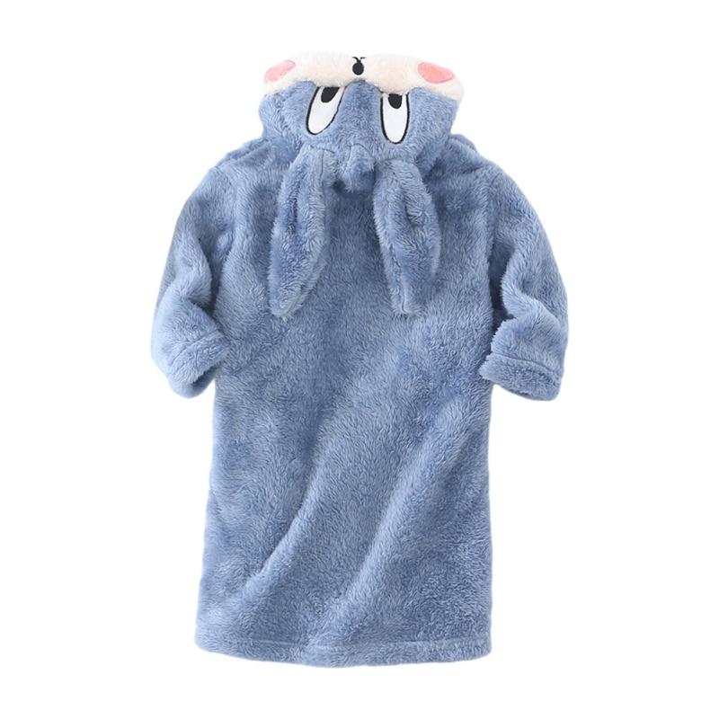Детский халат, толстовки с капюшоном с героями мультфильмов, плащ с кроликом, одежда для сна для девочек и мальчиков, банные полотенца, фланелевый халат, детский халат