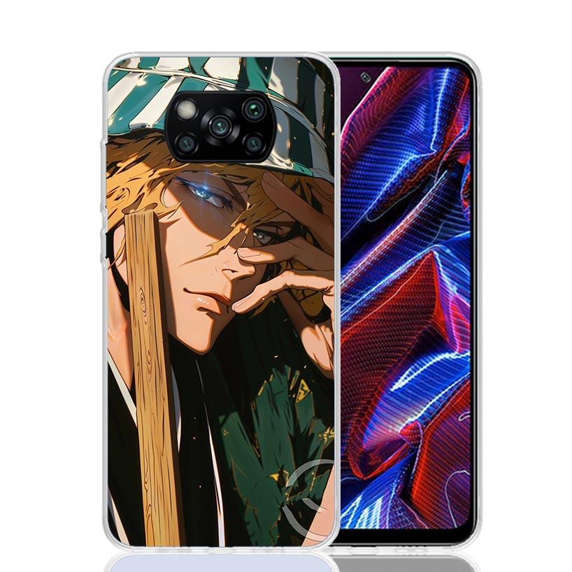 Чехол для телефона Bleach Kisuke Urahara для Xiaomi Poco X7 X6 X5 Pro F7 Ultra Redmi 15C 15 13 13C 12 12C 10 10A 10C 9 9A 9C 9T Обложка Po