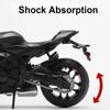 1:12 Yamaha Yzf-r1 Сплав R1m Мотоцикл Литая модель Игрушки Поворот переднего колеса Подвеска заднего колеса Транспортные средства Подарки на день рождения для мальчика