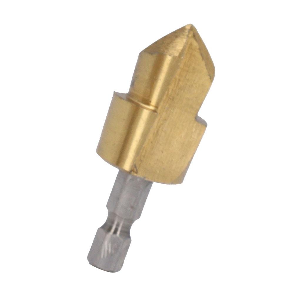 3pcs Hexagon Shank Water Pipe Expansion Drill 1/4 Inch Hex Shank Stepped Drill Bit PPR Water Pipe