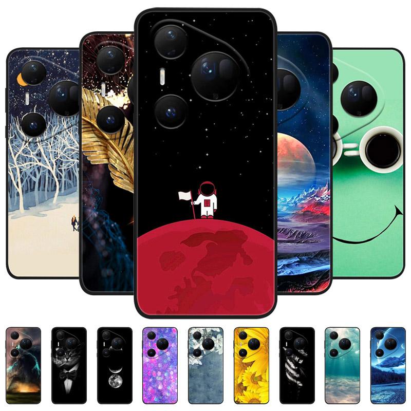 Чехол для телефона Huawei Pura 80 Ultra Красивая Стильная Картина Мягкий ТПУ Силикон Ударопрочный Чехол для Huawei Pura80Ultra Fundas