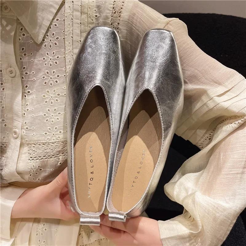 Модные мужские туфли большого размера во французском стиле, туфли-одношаговки с мелким квадратным носком, универсальные, удобные для поездок на работу, для взрослых, на лето