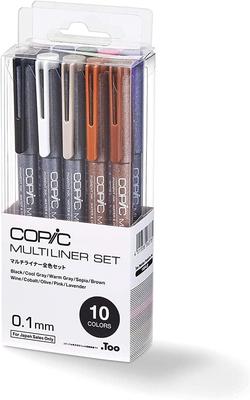 Полный набор линеров COPIC Too Multiliner (0,1)