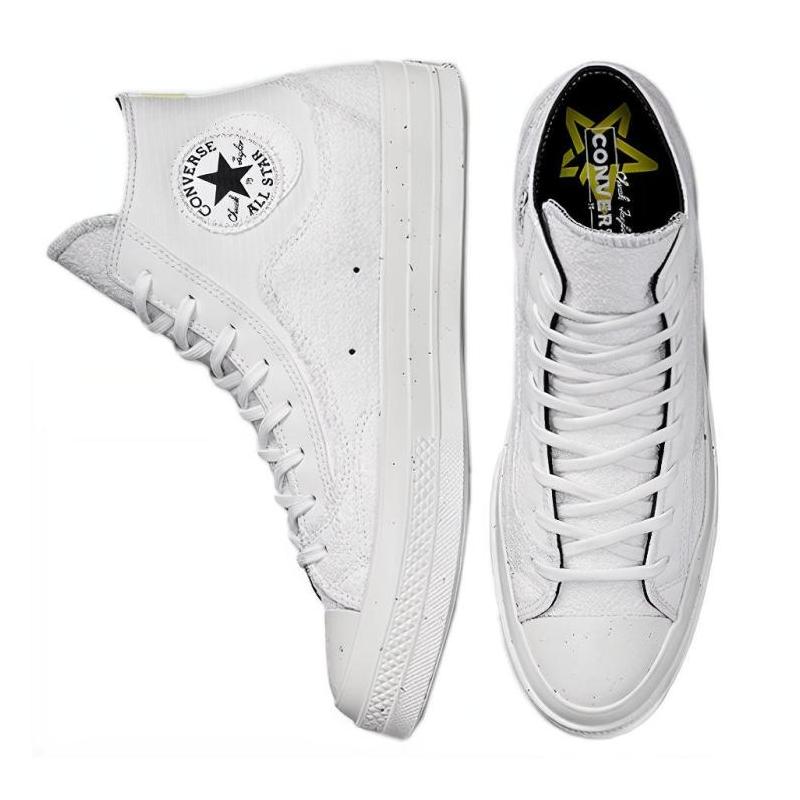 Converse Chuck Taylor All Star 70 Chuck 70 Renew Remix Chuck Taylor All Star Простые и Универсальные Эспадрильи на Высокой Подошве Унисекс Белые
