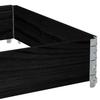 Planter Box Black 120x80 cm Solid Pine Wood