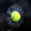 Stereoscopic 3D Smashing Creative Ball Stickers Decorative Arnmanets Glass Windows Funny Car Modification Personalized Tennis