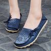 Leather Shoes Woman Loafers Slip-On Flats Moccasins Ladies Driving Shoe Mother Footwear
