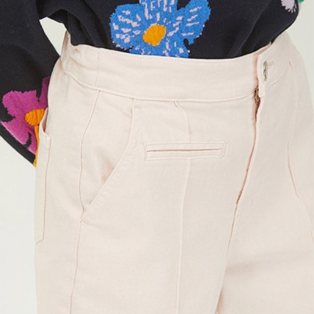  Широкие цветные джинсовые брюки Benetton Pin Tuck Line Badp05311 Pk