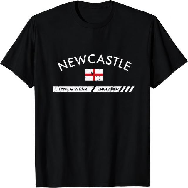 Newcastle Tyne and Wear England Retro City Local Pride Gift T Shirt