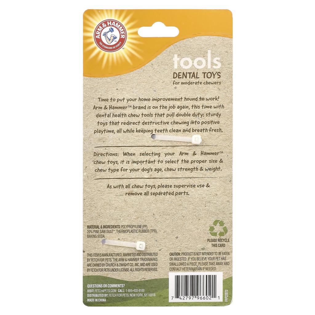 Arm & Hammer Dog Dental Care Toy, Pliers, 1 Toy
