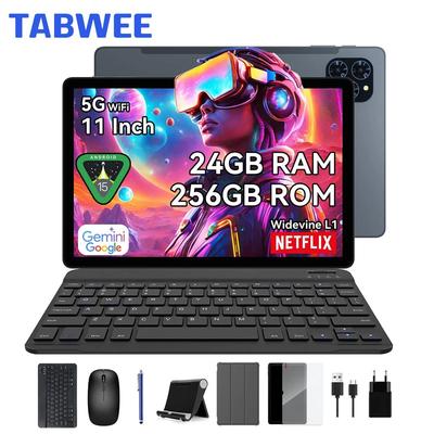 TABWEE T90 Планшет Android 16 8 ГБ ОЗУ 128 ГБ ПЗУ 11 дюймов 1200*1920 FHD Дисплей Восьмиядерный UMS9230E(Т615) Планшетный ПК с клавиатурой и мышью