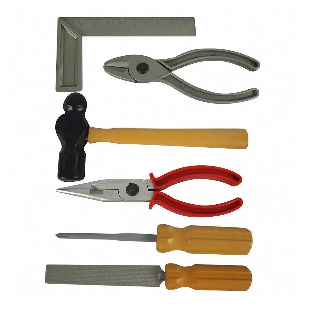 6 шт. Инструменты для ремонта симуляции, игрушки для мальчиков, ролевые игры, пластиковые игрушки для игр в домик, набор для детской игры, обучающая игрушка, детские подарки