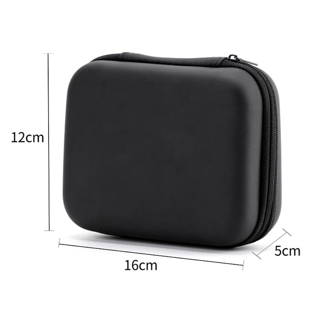 Black EVA Storage Box Mini Pouch Carrying Bag New Protective Storage Case Digital Accessories
