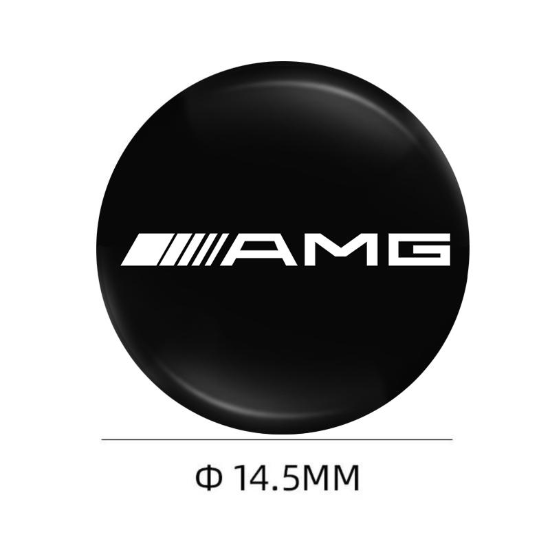 Car Door Lock Keyhole Sticker Auto Key Sticker Emblem For Mercedes Benz AMG A B C E G CLA W211 W203 W204 C260 E300L A200L GLC300 JQRST1