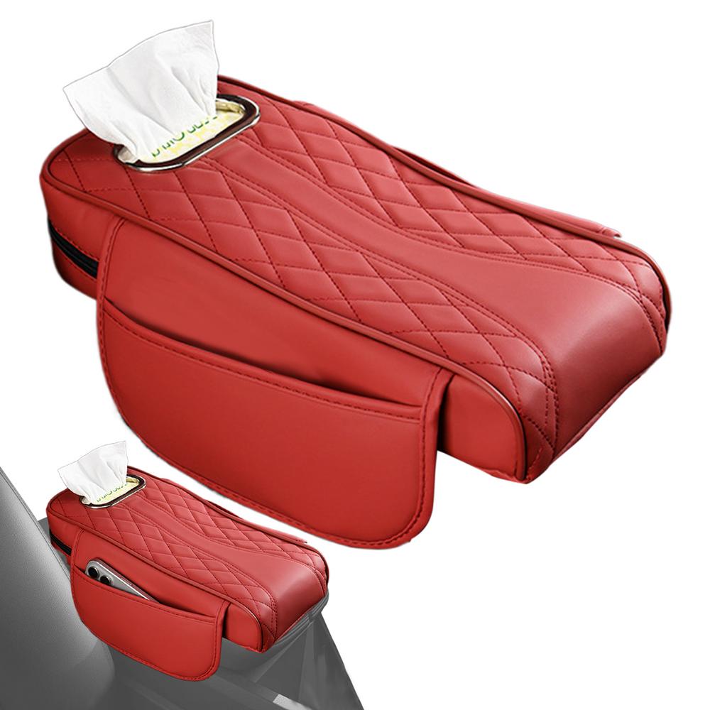 Чехол на подлокотник автомобиля Водонепроницаемый держатель для салфеток на подлокотник автомобиля Многофункциональный центральный чехол на подлокотник автомобиля