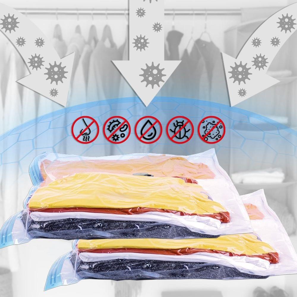 Vacuum Bag for Clothes Bedding Blankets Protective Bag 80x60 cm