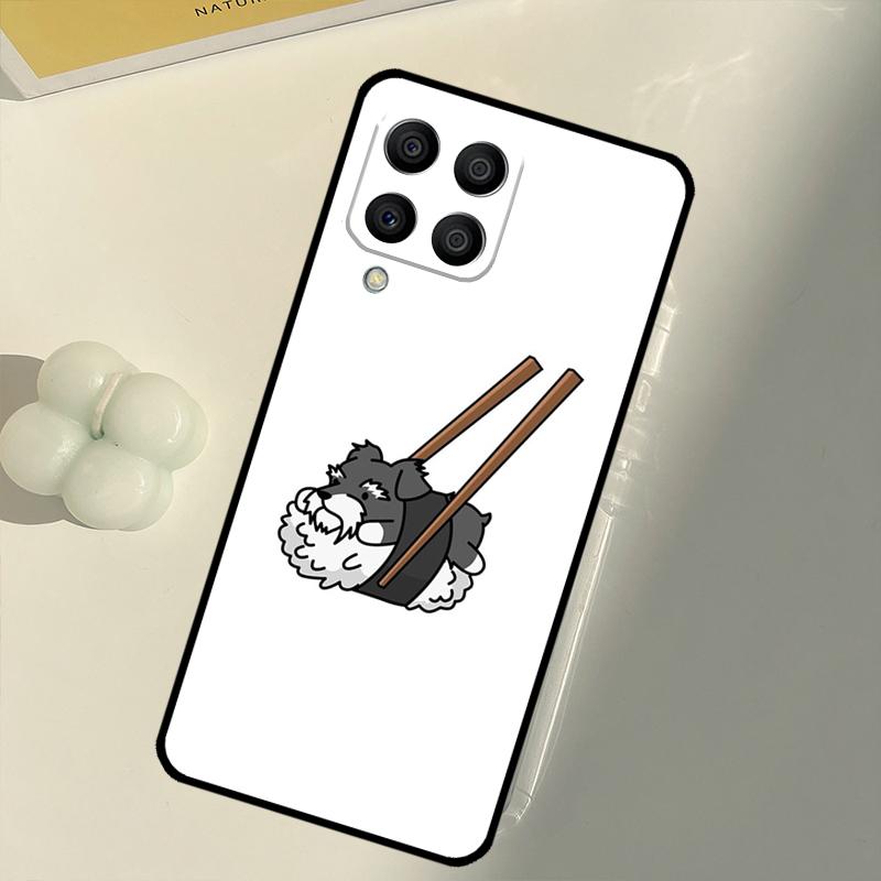 Schnauzer Puppy Dog For Samsung Galaxy M33 M13 M14 M12 M32 M52 M31 M55 M15 M11 M21 M35 M53 M34 M54 M06 M16 Case