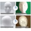 Foam Mannequin Head Model Display Stand for Wigs Hats Jewelry Glasses Holder Easy To Use Shop Rack for Salon DIY Painting