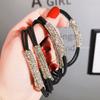 Xiaoxiangfeng Ponytail High Elastic Headrope, Wind Super Flash Rhinestone Hair Band Hair Rope Crystal Small Rubber Band