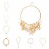 Conch Shell Multilayer Necklace Pendant Starfish Choker Exaggerate Shell Clavicle Necklace  Summer