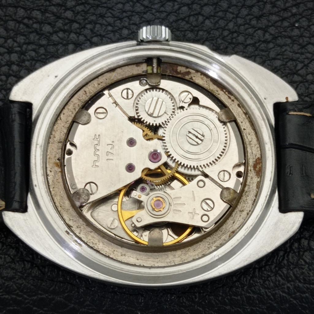 ВИНТАЖНЫЕ ЧАСЫ HMT JAWAN С РУЧНЫМ ЗАВОДОМ, ИНДИЙСКИЕ МУЖСКИЕ ЧАСЫ С ЧЕРНЫМ ЦИФЕРБЛАТОМ a700264-5