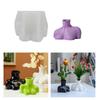 Силиконовая форма для тела человека (половина) DIY Суккуленты Бетонный Цветочный Горшок Ваза Гипс Цемент Форма для Глины Держатель для Растений Форма