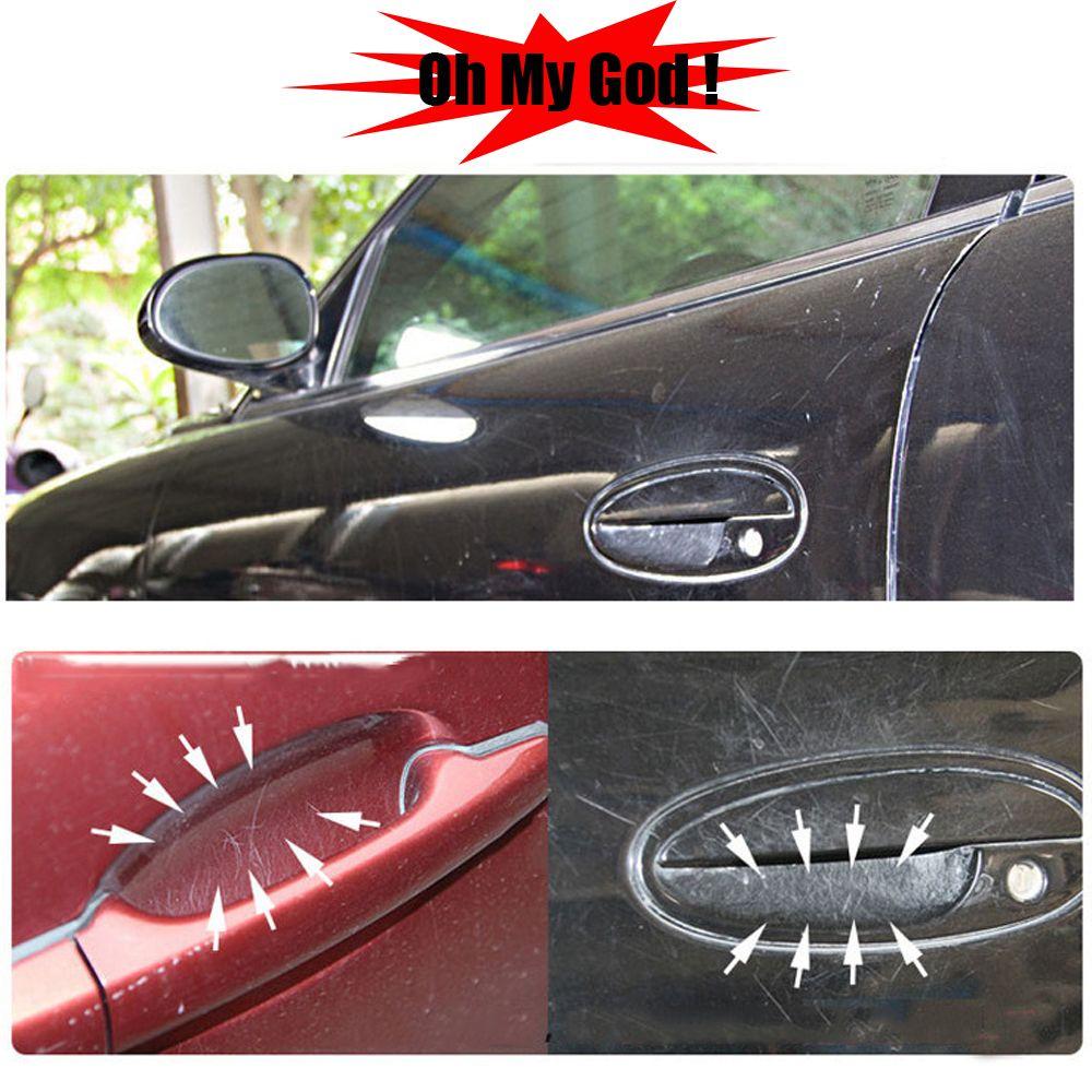Durable Universal Invisible Sticker Car Door Handle Scratches Guard Protector Protective Cover Film