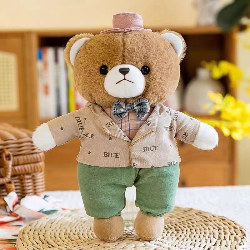 Teddy Couple Bear Rabbit Plush Toy Cartoon Stuffed Doll Decoration Kids Gift